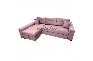 Угловой диван-кровать «Rocs» Pink