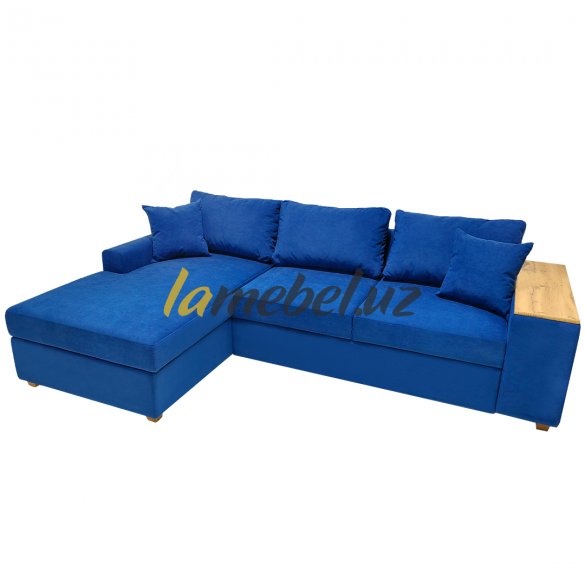 Угловой диван-кровать «Уильям Blue»