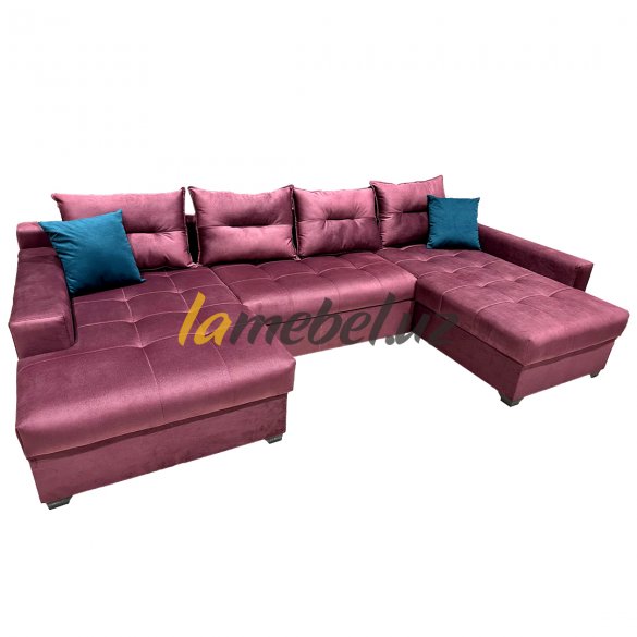 Угловой диван-кровать «Монреаль Pink»