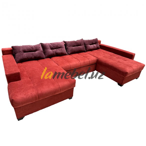 Угловой диван-кровать «Монреаль Red»