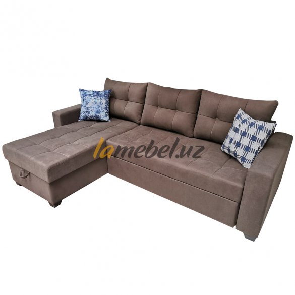 Угловой диван-кровать "Монако Brown-2"